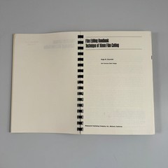 Film Editing Handbook 16mm Film Cutting Hugh B. Churchill 1972 First Print
