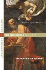 Matthew : The Christbook, Matthew 1-12 Hardcover Frederick Bruner