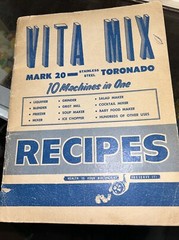 Vita Mix 1950s Recipe Book