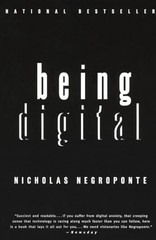 Being Digital by Negroponte, Nicholas Hardback Book The Fast Free Shipping