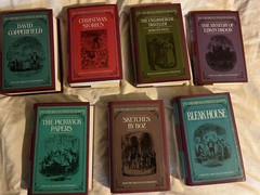 The Oxford Illustrated Dickens lot of 7 hardcovers. Like New-Free Shipping