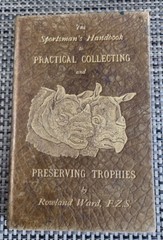 The Sportman’s Handbook By Rowland Ward F.Z.S. 1894 7th Edition (202 Pages)