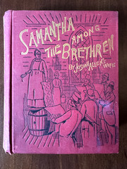 Samantha Among the Brethren, by “Josiah Allen’s Wife” – 1890 vintage hardcover