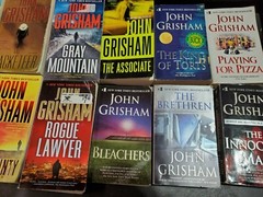 Lot of 10 John Grisham Legal Thriller Mystery ALL Paperback PB Books Random Mix
