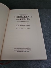 POEMS OF BYRON KEATS & SHELLEY 1967 Leather HC International Collector’s Library