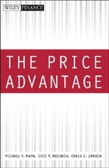 The Price Advantage (Wiley Finance) – Hardcover By Michael V Marn – GOOD