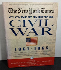 The New York Times Complete Civil War 1861-1865 with DVD. Large 510 pages!