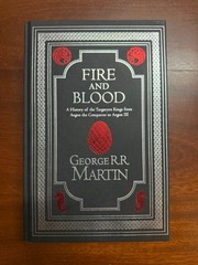 Fire And Blood by George R.R. Martin Collectors Edition Hardcover – NEW!