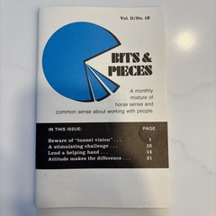 Vintage Bits & Pieces 24 page pocket booklet 6.5″ x 4.5″ – 1977 Vol.D-No.1B