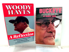 Woody Hayes Ohio State Football-A Reflection & BUCKEYE HB DC Lot of 2 Books
