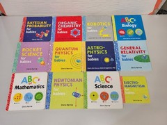 Lot of 12 Baby University Board Books for Babies by Chris Ferrie