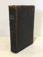 Vintage Holy Bible Oxford India Paper Printed England Leather Bound Indexed