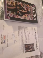 Autographed Elvira Mistress of the Dark: Comic Milestones Paperback Book W/COA