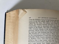 Antique 1915 Of Human Bondage by W. Somerset Maugham Hardcover Book