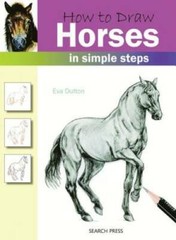 Search Press Books-How To Draw Horses – Misc. By Dutton, Eva – GOOD