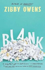 Blank: A Novel – Hardcover, by Owens Zibby – Very Good u