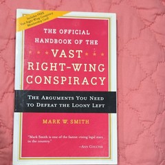 Mark W. Smith Official Handbook Vast Right-Wing Conspiracy TPB 2004 + Card