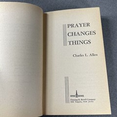 Prayer Changes Things by Charles L Allen 1973 Vintage Paperback Book