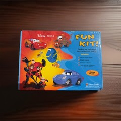 Disney Pixar Cars Finding Nemo Incredibles Color/Activity Book Fun Kit NEW