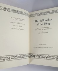 The Fellowship of the Ring – Tolkien – 2nd Revised 10th Printing HC DJ Map