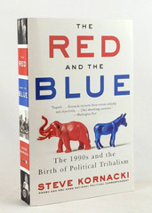 THE RED AND THE BLUE by Steve Kornacki (Author) Paperback *Like New*