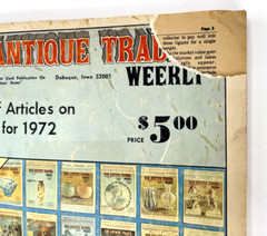 Antique Trader Weekly Annual of Articles 1972 Collectibles History 258 Pages