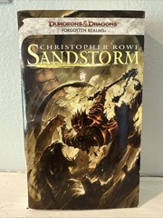 Sandstorm: Dungeons & Dragons Forgotten Realms Novel Christopher Rowe 1st Ed PB