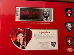 MADONNA REBEL HEART TOUR VIP BOOK 2015 Limited Edition NO 22701 of 49999
