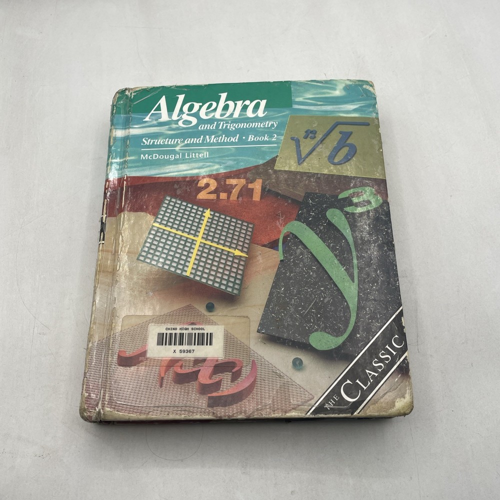Algebra and Trigonometry: Structure and Method, Book 2 – Hardcover – GOOD