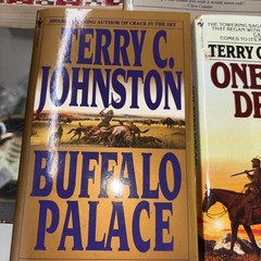 Lot of 8 westerns historical paperbacks by Terry C. Johnston Euc