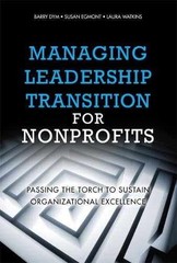 Managing Leadership Transition – Hardcover, by Dym Barry; Egmont – Very Good b