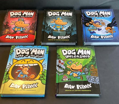 Dog Man” Do Good” Collection by Dav Pilkey 5 Book Box Set (Books 1-5) Excellent