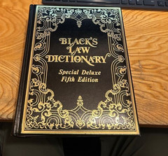 Black’s Law Dictionary Special Deluxe Fifth 5th Edition 1979 Padded Indexed.