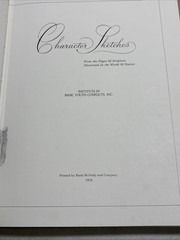 1978 Edition – CHARACTER SKETCHES FROM THE PAGES OF SCRIPTURE w/Slipcase