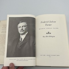 Frederick Jackson Turner by Ray Allen Billington HC First Edition New Old Stock