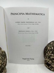 Principia Mathematica Volumes 1-3 Whitehead Russell 2011 Softcover Book Set