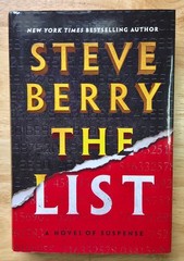 The List | Steve Berry | Hardcover | Thriller Suspense Novel | Good Condition