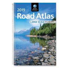 Rand McNally Road Atlases, 2019, Spiral, 264 Pages – – Misc. Supplies – Acce…