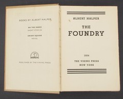 THE FOUNDRY by ALBERT HALPER 1934 1ST EDITION HARD COVER GOOD PLUS