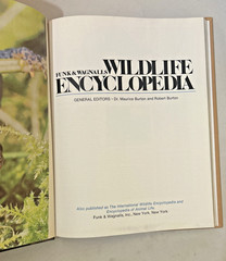 Funk and Wagnalls ~ Wildlife Encyclopedia ~ Vol 13 ~ 1974 ~ Hardcover