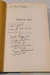 Fighter Aces signed by 8
