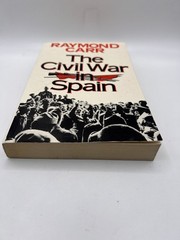 Raymond Carr The Civil War in Spain Book 1986 New Edition History Paperback