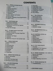 Yanmar Service Manual Industrial Diesel Engine T-(H)LE Series Softcover Book