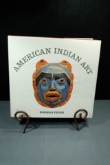 AMERICAN INDIAN ART by Norman Feder Hardback Dust Jacket 445-page Hardback Book