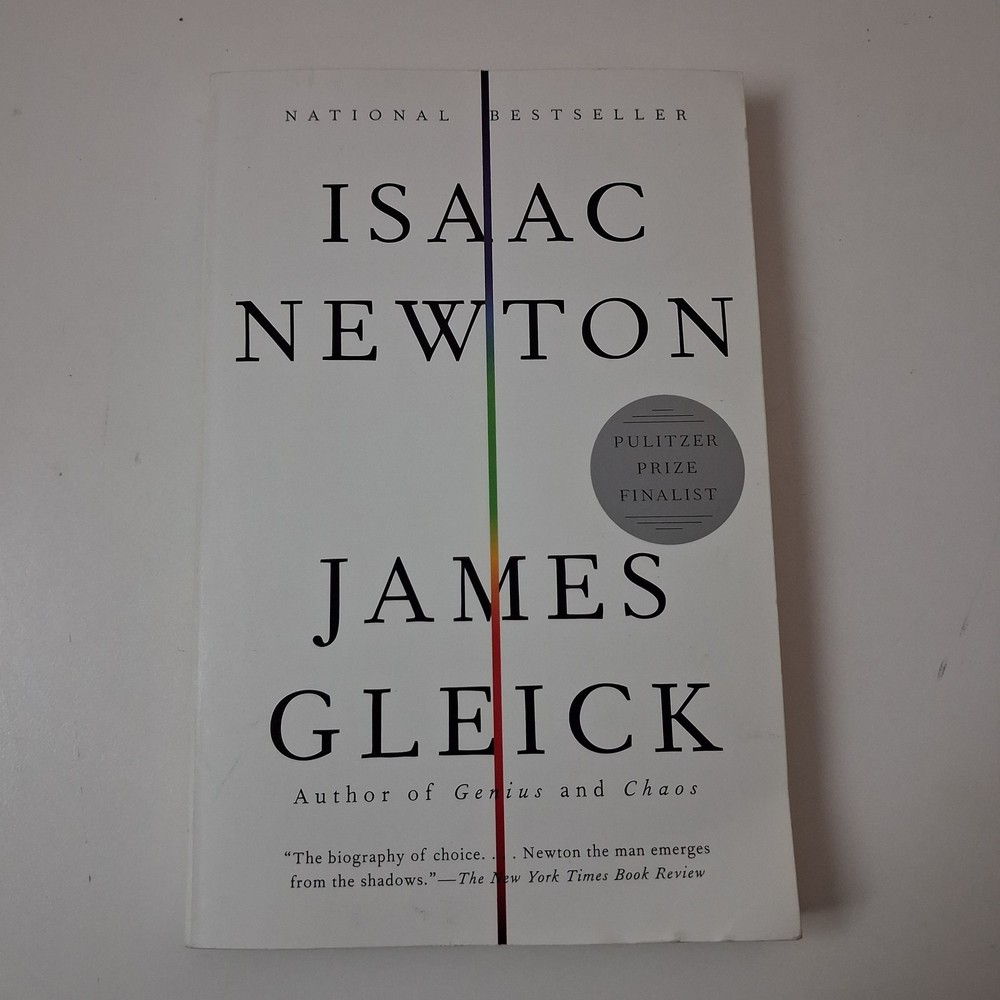 Isaac Newton James Gleick Vintage Books Paperback Illustrated Biography 2004