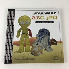 Disney Star Wars ABC -3PO Hardcover Book BB-8 Figure Bean Stuffed C-3PO Toy Lot