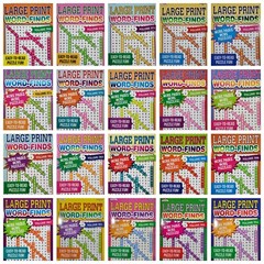 Kappa Large Print Word-Finds Puzzle Books, Largest Selection of Volumes. U-PICK!