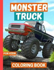 Fantastic Sky Blue Monster Truck Coloring Book (Paperback) (UK IMPORT)