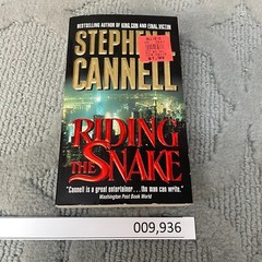 Riding The Snake Mystery Paperback Book by Stephen Cannell from Avon 1999
