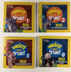 Lot 4 National Geographic Kids Weird But True Books 1 2 3 8